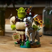 LEGO Shrek: Shrek, Donkey & Puss in Boots - Building Set for Adults, Ages 18+ Movie Memorabilia for Home Office, Book Shelf Decor - Collectible Gift for Women & Men - 72423
