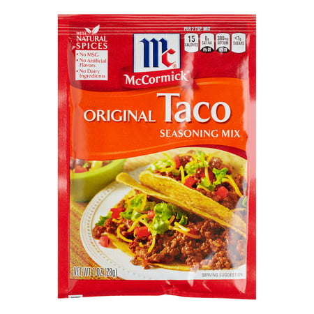 (4 Pack) McCormick Original Taco Seasoning Mix, 1