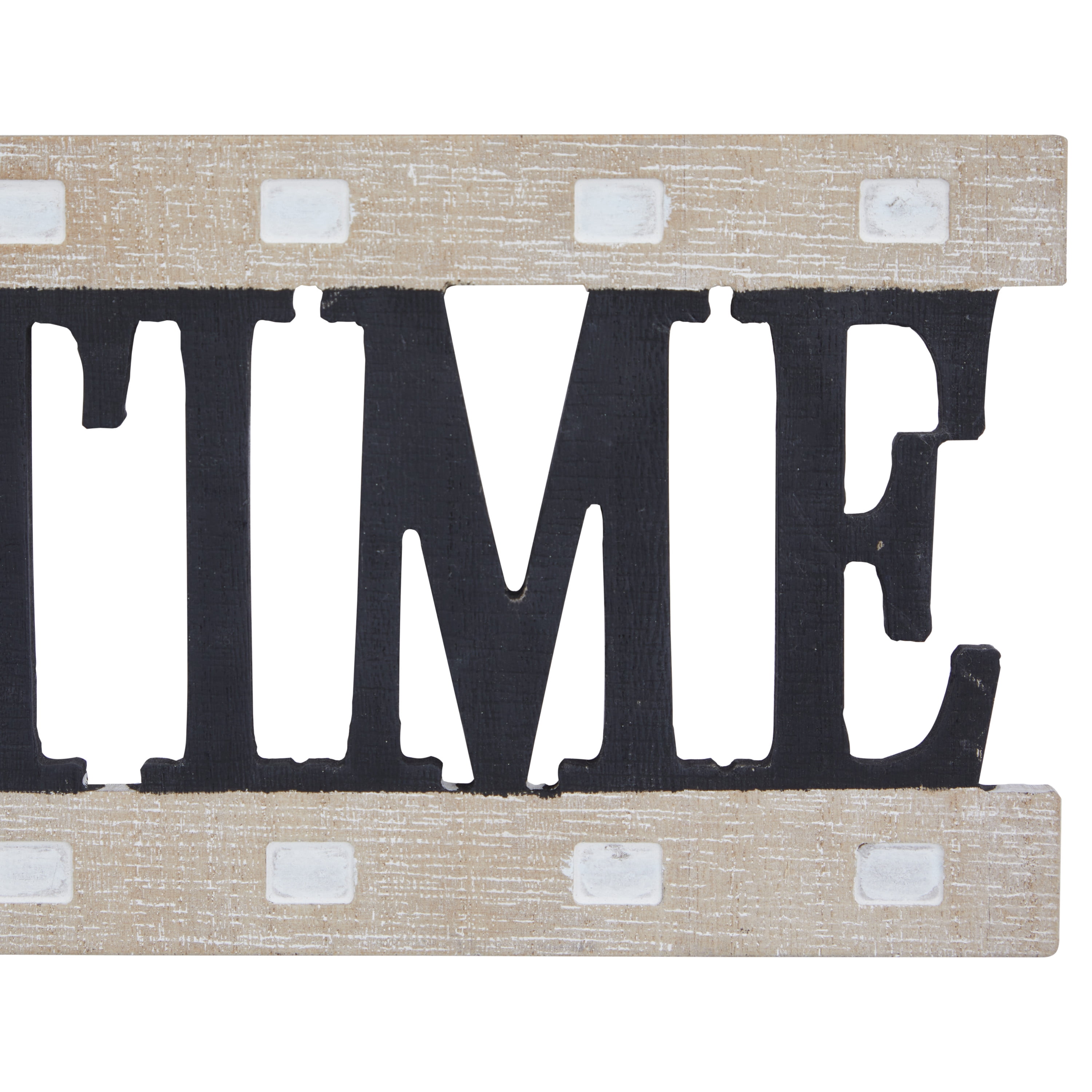 DecMode 5"W, 12"H Wood Industrial Wall Decor, Black, 1-Piece