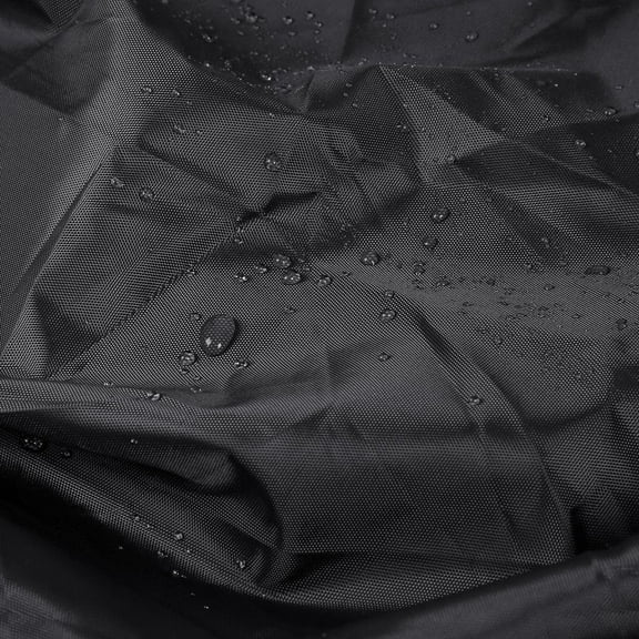 30 Inch Waterproof Dustproof UV Resistance PVC Round Fire Pit BBQ Pot Smoking Grill Barbecue Stove Oven Cover Black