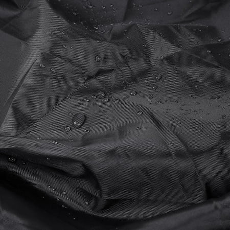 Pit Cover - 30 Inch Waterproof Dustproof UV Resistance PVC Round Fire Pit BBQ Pot Smoking Grill Barbecue Stove Oven Cover Black