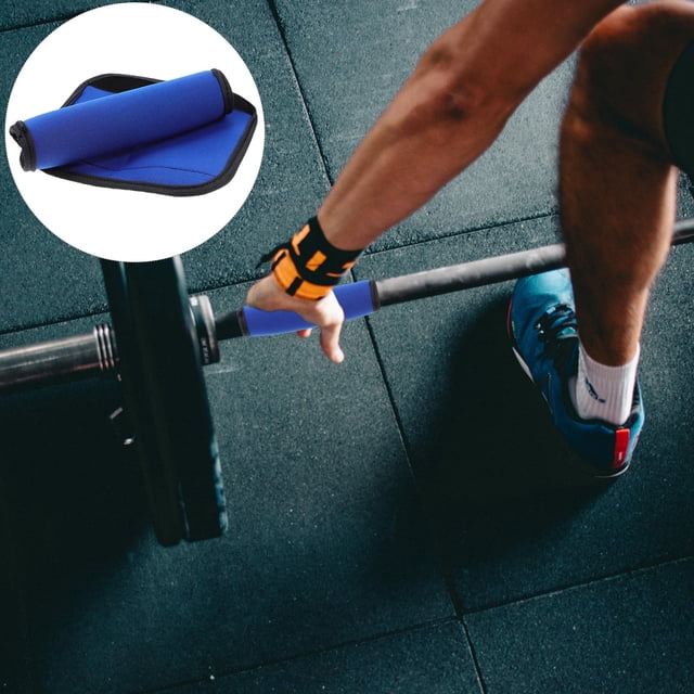 ifundom 2Pcs Barbell Accessories Pads Polyester Easy to Clean Barbell Cushion for Gym Training