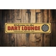 thumbnail image 1 of Dart Lounge Novelty Decor, Metal Wall Sign - 4x18 Inches, 1 of 4