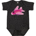 thumbnail image 3 of Inktastic Girls Pink Airplane Pilot Girls Baby Bodysuit, 3 of 5