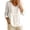 A-White15, variant on XIAOCHA Women's Linen Blouse Casual Shirt Long Sleeve V Neck Button Front Pleated Hem Casual Top Lightweight Breathable Relaxed Daily Office Vacation Blouses
