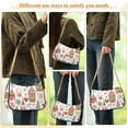 thumbnail image 4 of FORMRS Womens Shoulder Bag with Chain Strap Clutch Purse Cute Tote Handbag, Brown Nordic Christmas House, 4 of 7
