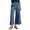 Blue, variant on Women's Casual Tunic Lightweight Breathable Wide Leg Yoga Pants