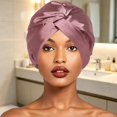 thumbnail image 2 of Miaoju Silk Bonnet, Double-Layered Hair Bonnet for Sleeping Women, Silk Turban, Night Sleep Hair Wrap, 2 of 5