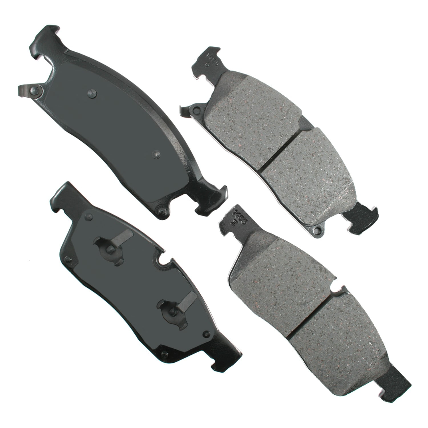 Akebono Pro-ACT Disc Brake Pad Set Fits select: 2011-2018,2020-2022 JEEP GRAND CHEROKEE