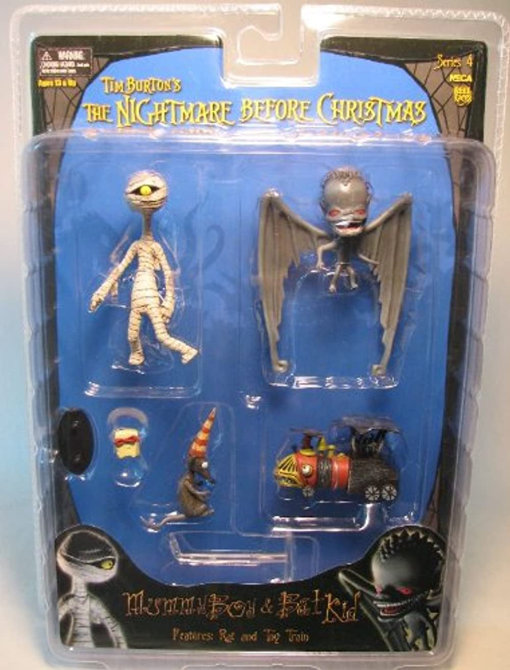 Tim Burton's The Nightmare Before Christmas NECA Series 4 Mummy Boy Bat Kid for sale online 