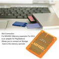 thumbnail image 2 of YISITIAN Adaptateur de Carte Mémoire PS2 SIO, pour MX4SIO, Orange CJ919-11732, 2 of 9