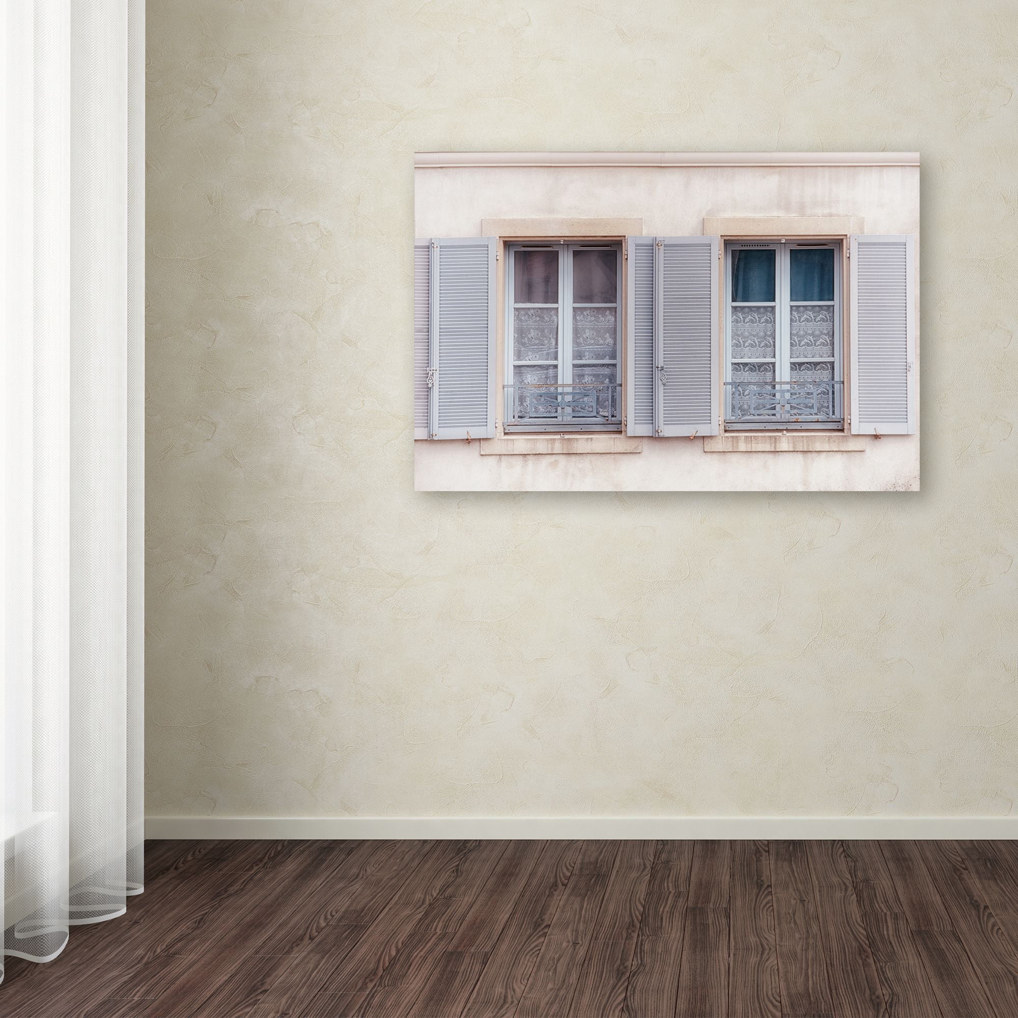 Trademark Fine Art 'French Windows II' Canvas Art by Cora Niele