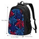 thumbnail image 5 of Balery Red White Blue Fireworks Mochila con carga USB para hombre y mujer - Mochila impermeable y antirrobo para laptop con puerto USB para viajes, trabajo, 5 of 7
