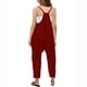 thumbnail image 5 of Odeerbi 5-14 Años Niñas Traje de Verano Color Sólido Camisola Romper Casual Overalls Bib Pantalones Generales Con Bolsillos, 5 of 7