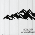 thumbnail image 4 of Wooden Wall Art for Home Decoration | Mountains | Black, 4 of 5