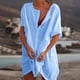 thumbnail image 4 of Blusa playera de manga larga para mujer de Travelwant, con cuello vuelto, para cubrir trajes de baño, 4 of 7
