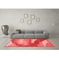 thumbnail image 3 of Ahgly Company Machine Washable Indoor Rectangle Abstract Red Modern Area Rugs, 2' x 3', 3 of 4