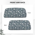 thumbnail image 5 of Uemuo Blue Flower Printed Leather Pencil Case, Pencil Pouch, Portable Pencil Bag, Pen Case for& Office, 5 of 7