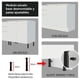 thumbnail image 5 of Cocina Integral Completa Madesa Laura 190cm Blanco, 5 of 8