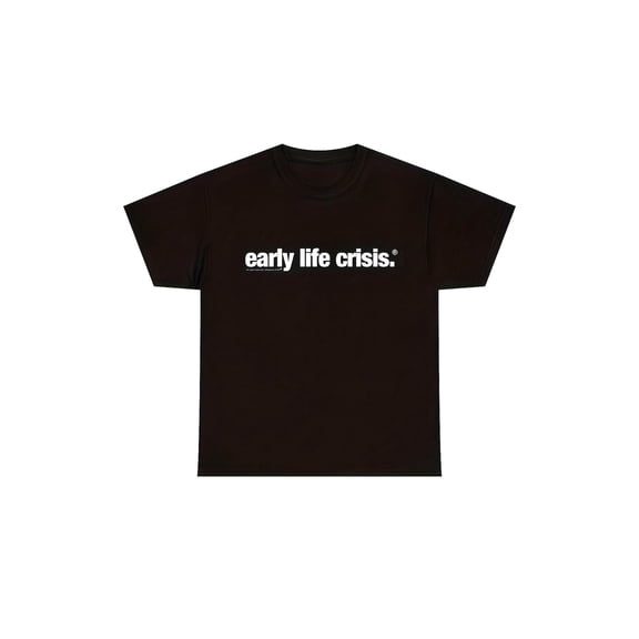 Men's Black Nettspend & Osamason Tour Merch T-Shirt - Early Life Crisis Graphic Tee with Artist Logos, Casual Round Neck Shirt for Concerts & Casual Attire, Machine Washable Year-Round