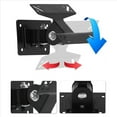 thumbnail image 3 of 2X Support Mural pour Écran LCD LED 15-27 Pouces Hauteur Réglable Moniteur Rétractable Support Mural pour Tv, 2 x Support Mural Universel Tv, Noir, 3 of 8