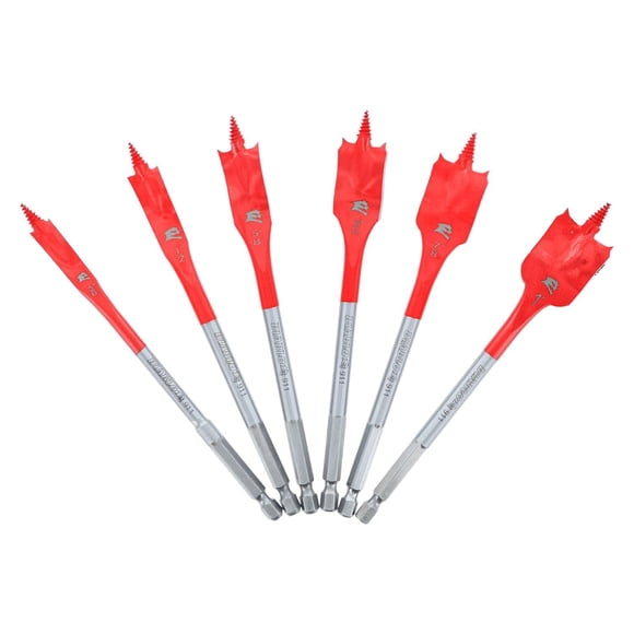 Set de Brocas para Madera Diablo DSP2920-S6 de 6 Piezas con Punta Espátula