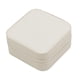 thumbnail image 5 of Caja de almacenamiento para joyería para mujer, caja de anillo multifuncional, organizador de joyería, expositor para pendiente colgante Beige, 5 of 9