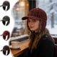 thumbnail image 1 of Sombrero De Fibra De Poliéster Gorra de béisbol negra de invierno con orejeras, cálida y con protección para las orejas para hombres y mujeres (1 unidad) JASKFLY, 1 of 9