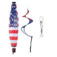thumbnail image 2 of 1 Pack American Flag Deluxe Hot Air Balloon Patriotic Everyday Wind Twister 59"L, 2 of 7