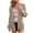 Khaki, variant on fatyb Women's Open Front Cardigans with Pockets Casual Long Sleeve Knit Sweater Jacket Fall Tops for Women