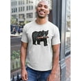 thumbnail image 2 of Black Bear Eatin Salmon Tee Men's -Image by Shutterstock, 2 of 4