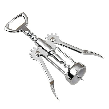 Stainless Steel Wine Bottle Beer Corkscrew Cap