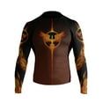 thumbnail image 2 of Raven Fightwear Men's The Phoenix Rash Guard MMA BJJ Black, 2 of 3