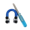 thumbnail image 1 of Tiro Con Metal D Loop U Nock Cuerda Compuesta Liberación Anillo Llave () Azul, 1 of 8