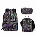 thumbnail image 1 of The New Minecraft Theme Schoolbag For Elementary School Students 3-piece Set, 1 of 1