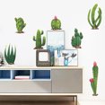 thumbnail image 4 of Gwong Decoración hogareña 2pcs / fijaron etiqueta de la pared decorativa respetuoso con el medio ambiente PVC Cactus Plant Fondos de pantalla para el hogar Gwong 21060661, 4 of 6