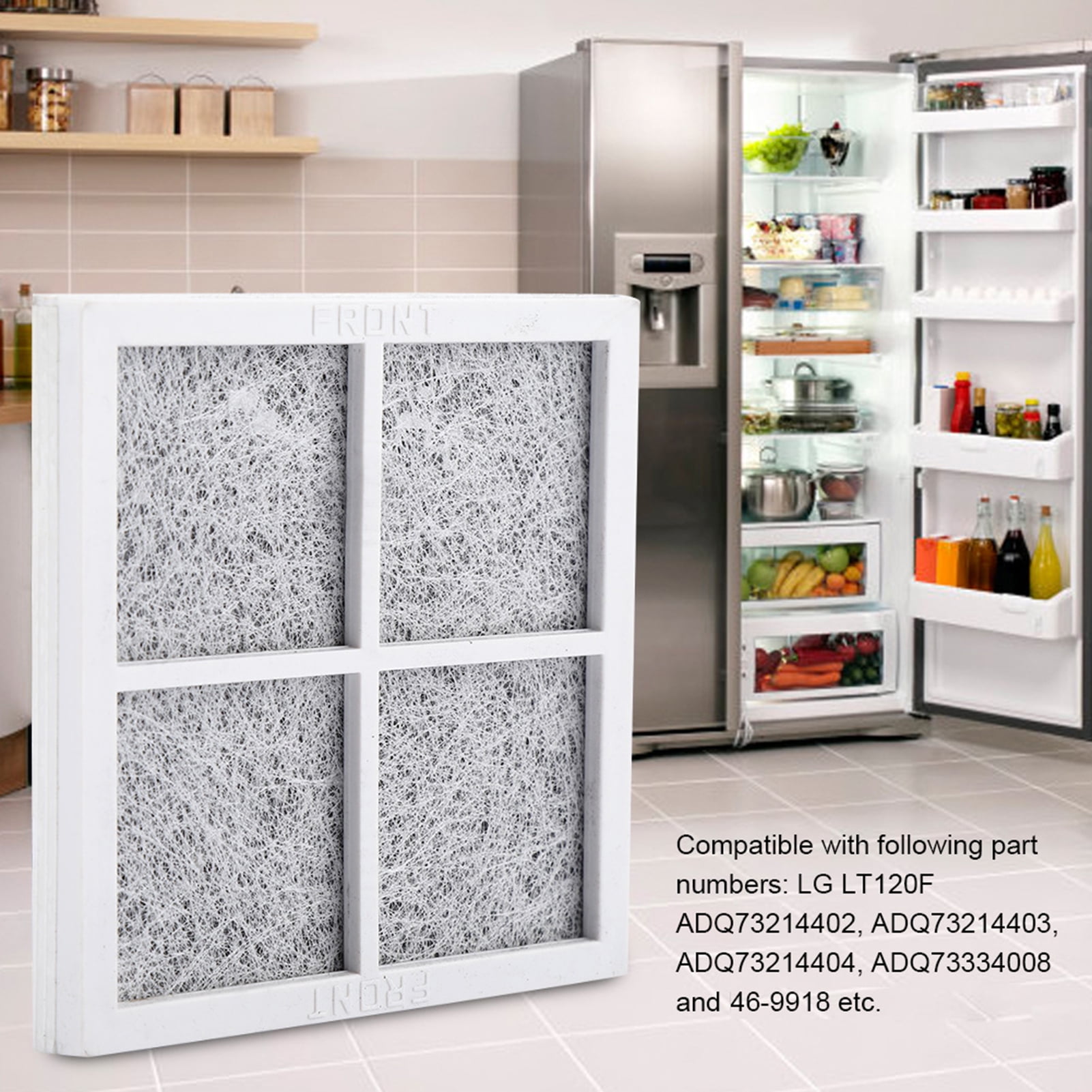 Air Filter Refrigerator Part For LG LT120F Kenmore Elite 3x ADQ73214404 Kits 