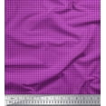 thumbnail image 1 of Soimoi Purple Moss Georgette Fabric Artistic Geometric Printed Fabric 1 Yard 42 Inch Wide, 1 of 3