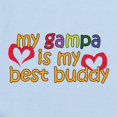 thumbnail image 2 of CafePress - Gampa Is My Best Buddy Infant Bodysuit - Baby Light Bodysuit, Size Newborn - 24 Months, 2 of 4