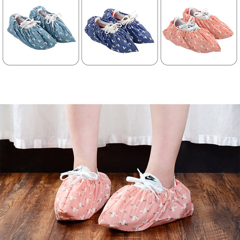 Cloth shoe covers can be repeatedly washed shoes sets lazy shoe covers#^ 