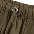 thumbnail image 5 of Pants for Men Relaxed Fit Cotton Linen Trousers Mens Oversized Summer Beach Pants Casual Straight Loose Fit Pockets Brown 2XL, 5 of 5