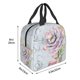 thumbnail image 3 of Easygdp Vintage Rose Bolsa Térmica Premium - Tela Oxford Impermeable, Gran Capacidad, Bolsillo Frontal, Unisex para Trabajo, Escuela, Actividades al Aire Libre y Picnics, 3 of 8