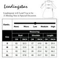 thumbnail image 6 of Leadingstar Women Solid Long Sleeve Elastic Waist Wrap V-Neck Fit Flare Dress Burgundy L, 6 of 9