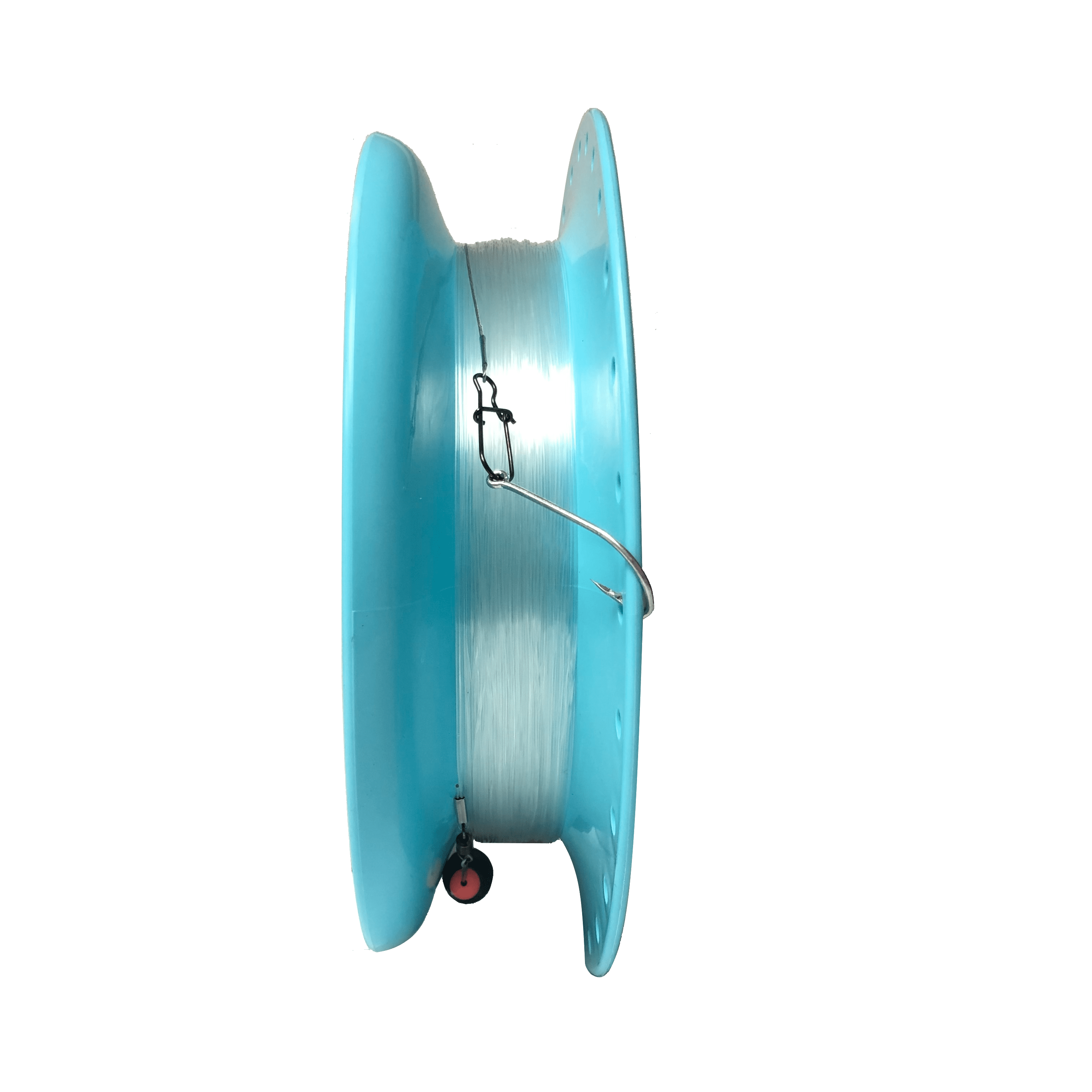 Hand Reel Cuban YOYO 7"  hook keeper with 40 Lb 140 Yards mono line, stainless steel leader, 3/0 Japan made hook