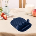 thumbnail image 1 of Oleegame 1PC Spoon And Lid Rest Creative Kitchen Spatula Rack Multifunctional Soup Spoon Storage Rack Plastic Pot Cover Storage Rack Green, 1 of 6