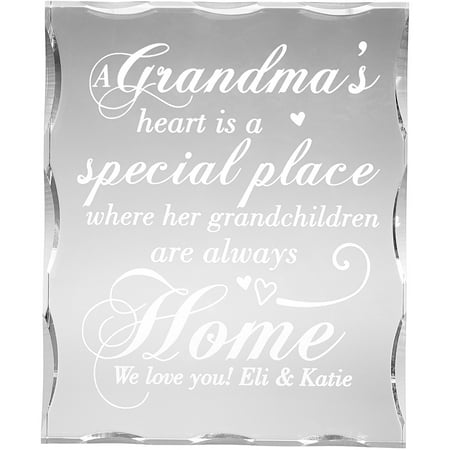 Her Special Place - Personalized Her Heart is a Special Place Block, Grandma