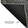 thumbnail image 5 of Addison Rugs Mayfield Premium Machine Washable Transitional Panels Mocha Rectangle Rug, 3' x 5', 5 of 7
