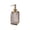 Gold, variant on Soap Dispenser for Bathroom,Cylindrical Lotion Dispenser,12oz Ceramic Relief Hand Dish Soap Dispenser,Refillable Liquid Dispenser for Kitchen