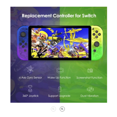 thumbnail image 2 of Switch Controllers for Nintendo Switch, Replacement for Switch Wireless Controller with Double Vibration, Wake-Up/Screenshot/Motion Control- Blue Yellow Green, 2 of 3