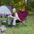 thumbnail image 3 of Camp & Go Portable Camping Chair with Retractable Cup Holder, Multicolor Stiped, 3 of 7